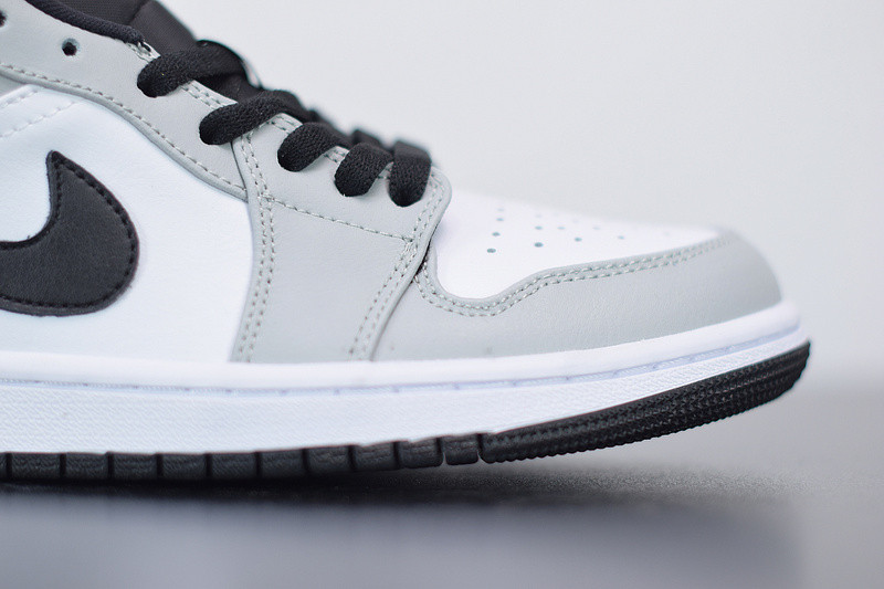 air jordan 1 low gs "light smoke grey" 553560-030