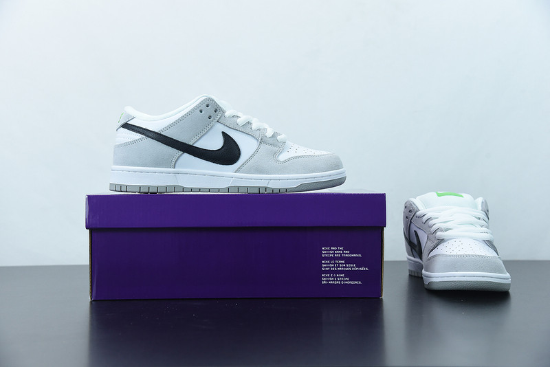 nike sb dunk low “chlorophyll” bq6817-011