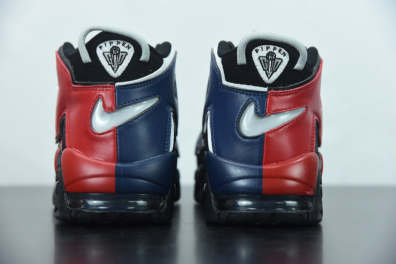 nike air more uptempo gs black red blue dm0017-001