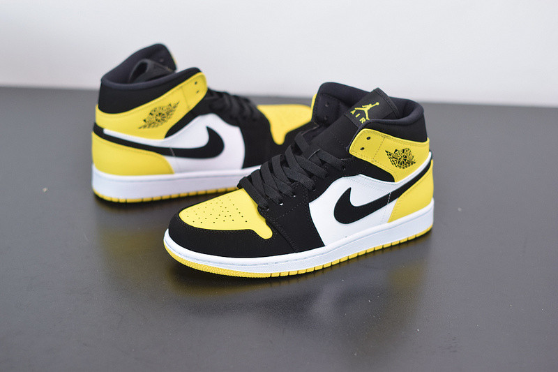 air jordan 1 mid se "yellow toe" 852542-071