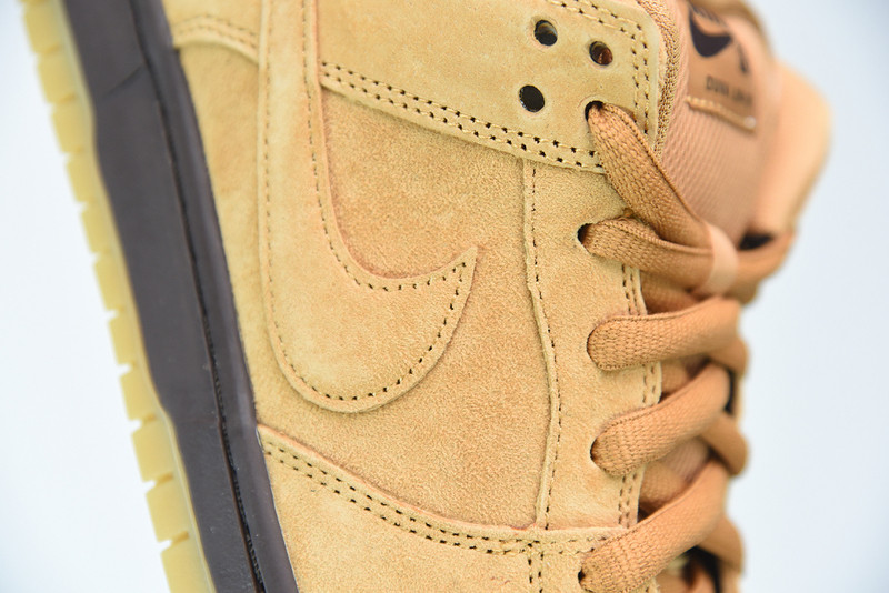 nike sb dunk low “wheat mocha” bq6817-204