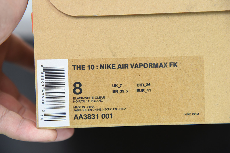 nike air vapormax fk "of" aa3831-001