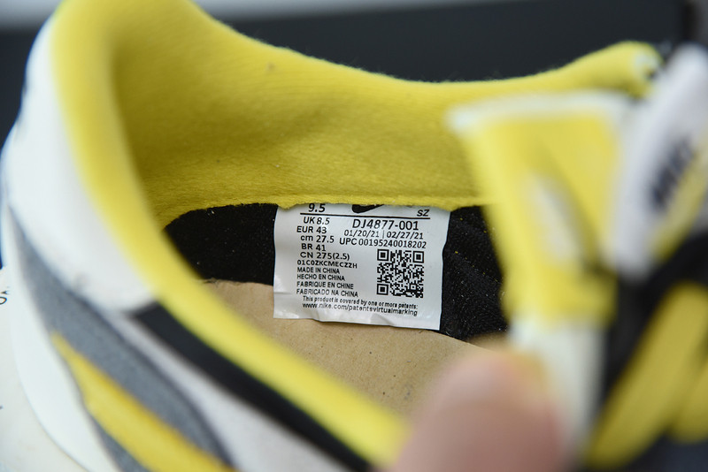 undercover x sacai x nike ldv waffle “bright citron” dj4877-001