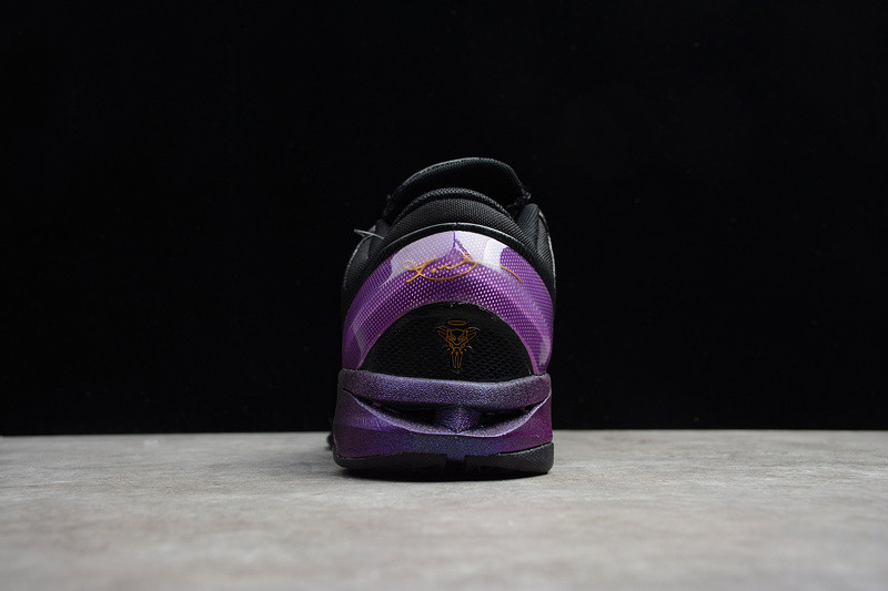 nike zoom kobe vii black purple-gold 511371-005