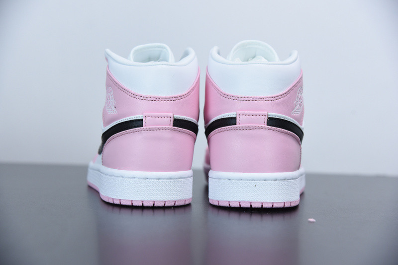 air jordan 1 mid white pink bq6472-500