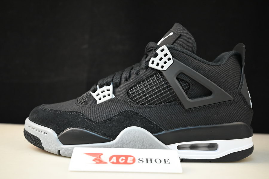 air jordan 4 “black canvas” dh7138-006