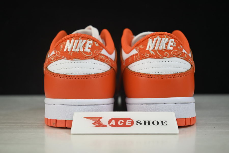 nike dunk low “orangre paisley” dh4401-103