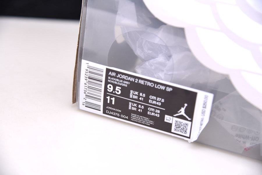 of x air jordan 2 low