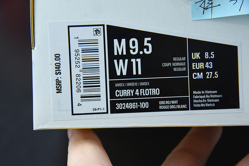 under armour curry 4 flotro white red 3024861-100