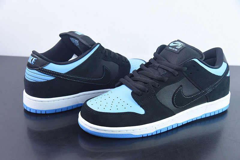 nike sb dunk low black university blue 304292-048