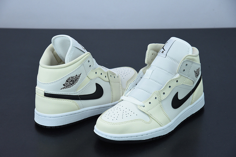 air jordan 1 mid “coconut milk” bq6472-121