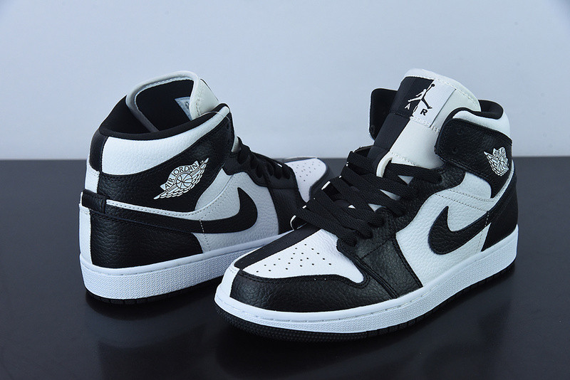 air jordan 1 mid split black white (w) dr0501-101