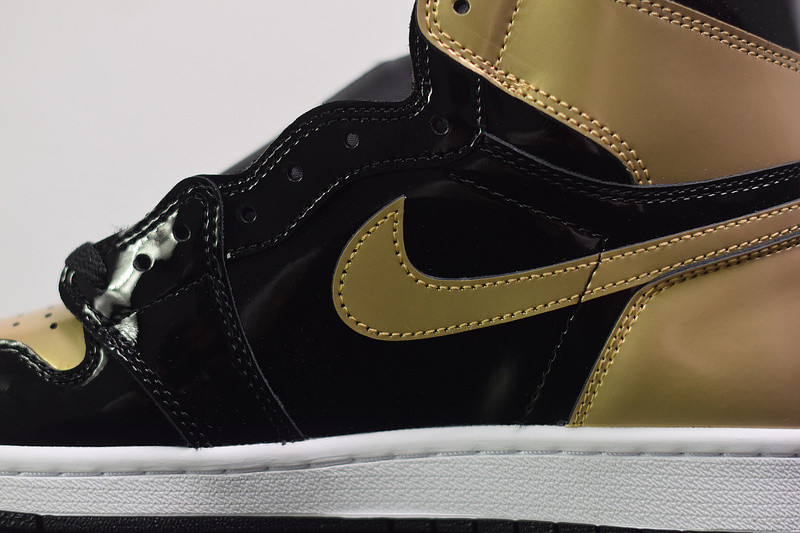 air jordan 1 retro high og nrg "gold toe" 861428-007