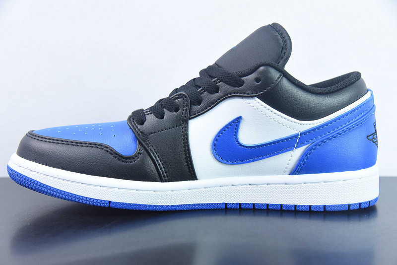 air jordan 1 low gs "black/royal" 553560-140