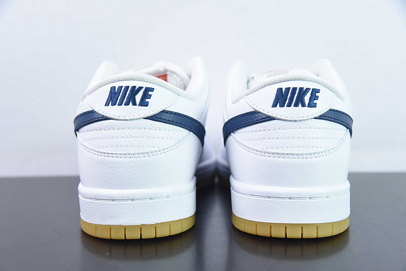nike sb dunk low orange label white navy cz2249-100