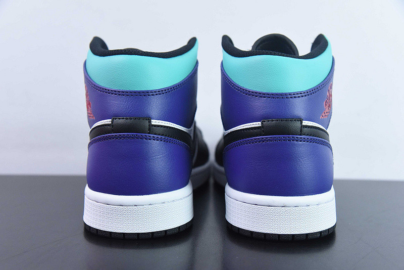 air jordan 1 mid teal purple dq8426-154