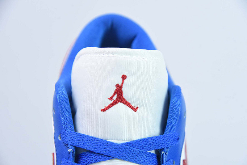 air jordan 1 low sport blue gym red (women