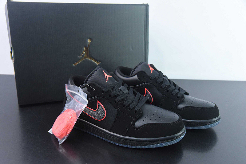 air jordan 1 low black red orbit ck3022-006