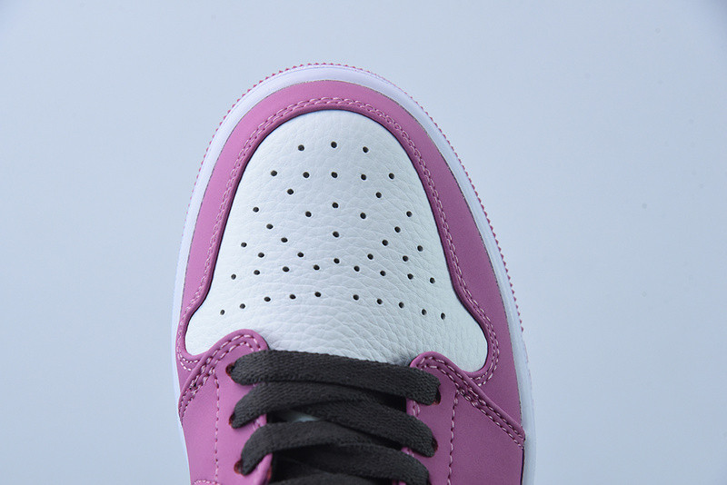 nike air jordan 1 low berry powder white black dc1767-160