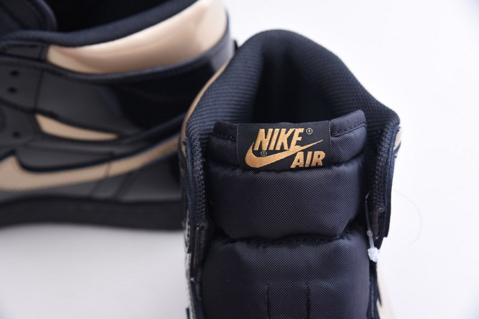 air jordan 1 retro high og “black gold” 555088-032