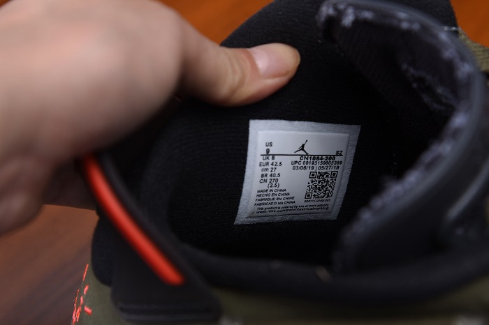 air jordan 6 travis scott medium olive cn1084-200