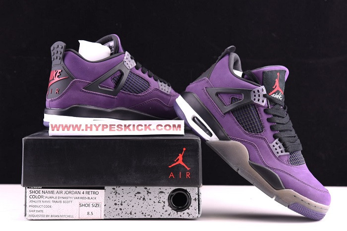 air jordan 4 retro purple 1032066