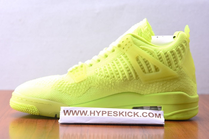 air jordan 4 retro flyknit volt aq3559-700